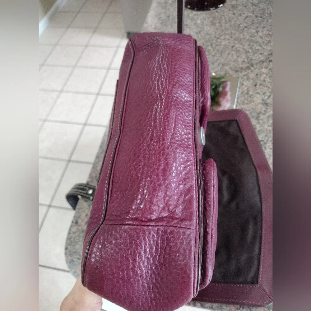 NWT Coach Chelsea Pebbled Leather Medium Shoulder Bag Purse Silver Hardw… - Picture 6 of 17